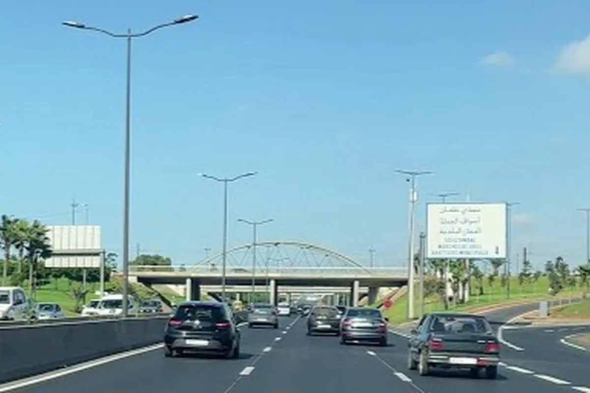 Autoroute urbaine à Casablanca, Maroc