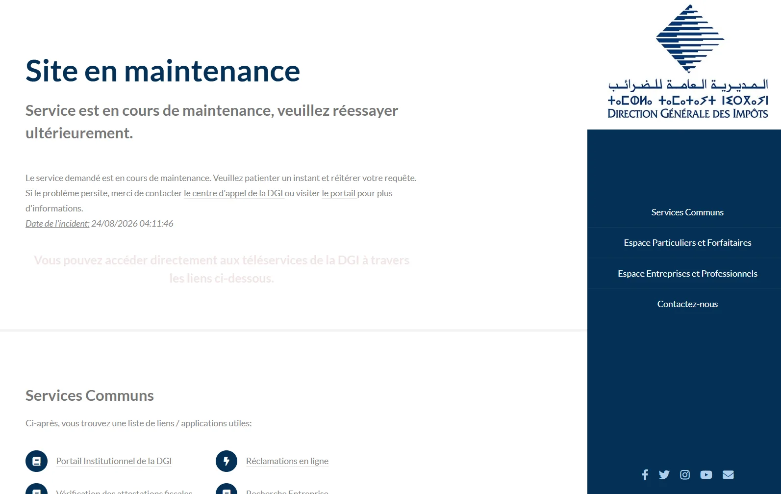 e-services.ma lists the main public portals useful to citizens, Moroccans residing abroad (MRE), self-employed entrepreneurs and SMEs. Visit our website!