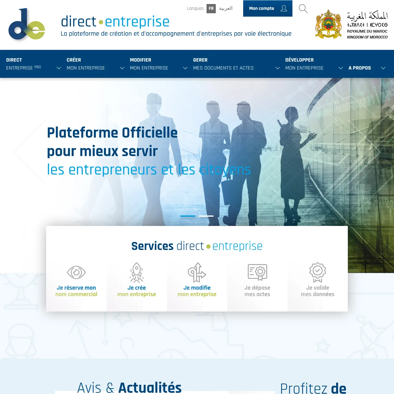 e-services.ma elenca i principali portali pubblici utili a cittadini, MRE, autoimprenditori e PMI. Visita il nostro sito!